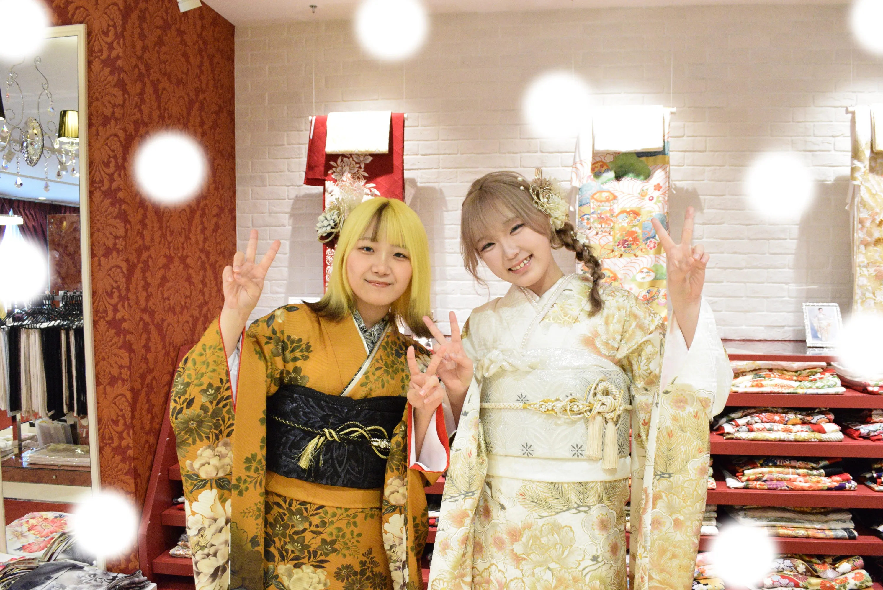 成人式　前撮り　梅田　袴　くすみカラー　かわいい　イマドキ　淡色　古典　タカゼン　撮影