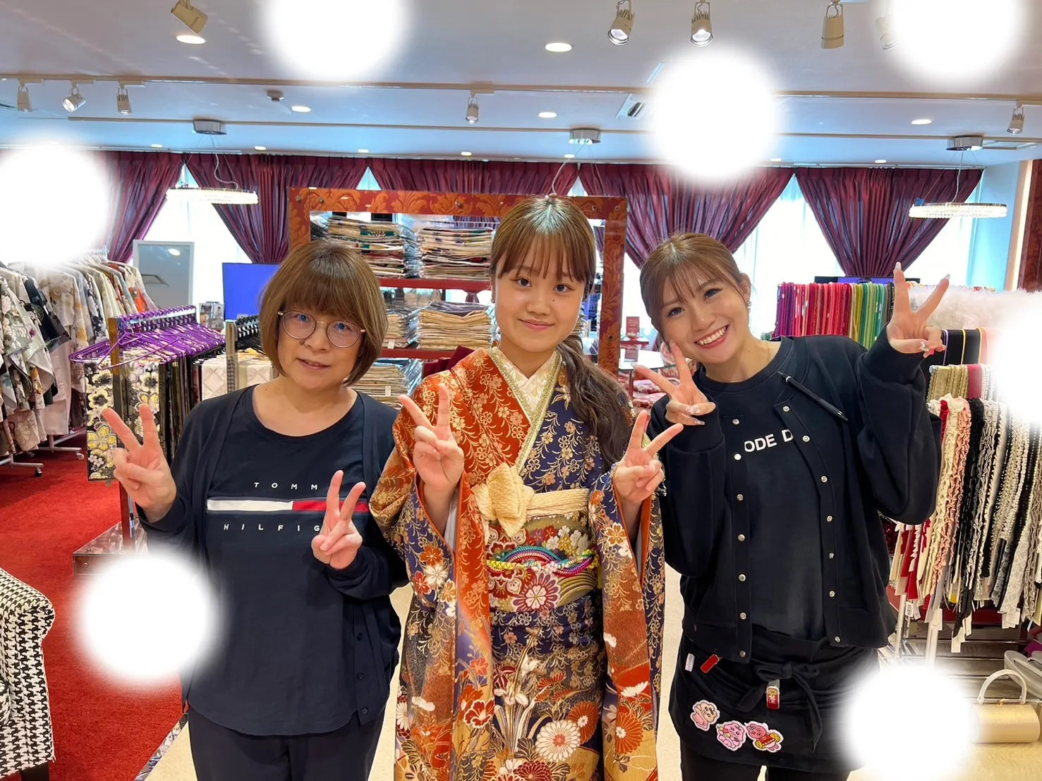 【TAKAZEN大阪梅田本店】♡19日　ママ振袖×タカゼンの小物でかわいいイマドキコーデの姫ちゃん♡