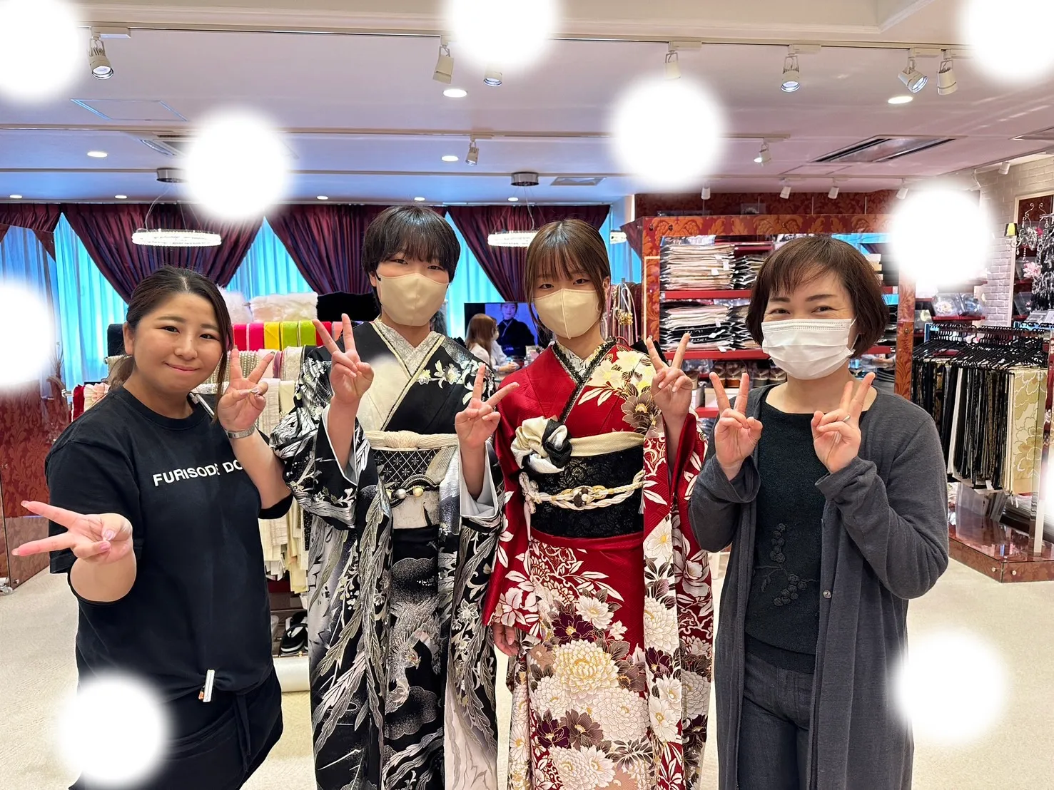 成人式　前撮り　梅田　袴　くすみカラー　かわいい　イマドキ　淡色　古典　タカゼン　撮影
