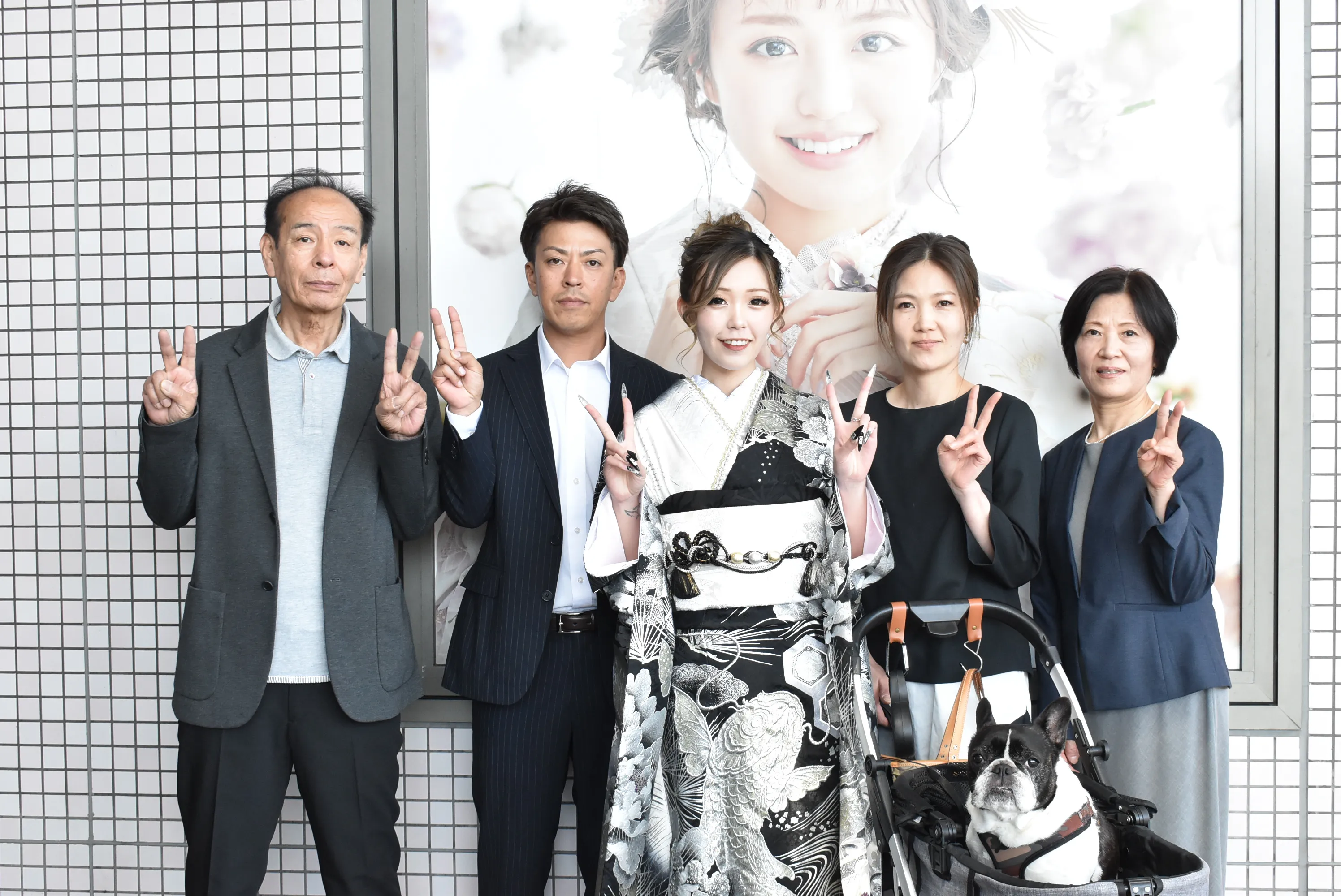 振袖　前撮り撮影会　TAKAZEN堺店　鯉振袖　派手　キラキラ