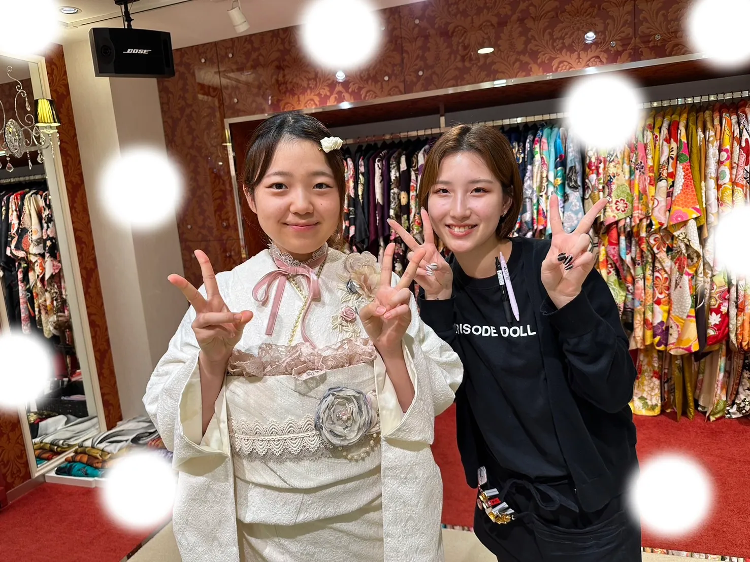 成人式　梅田　イマドキ　立体花　タカゼン　ミニョン