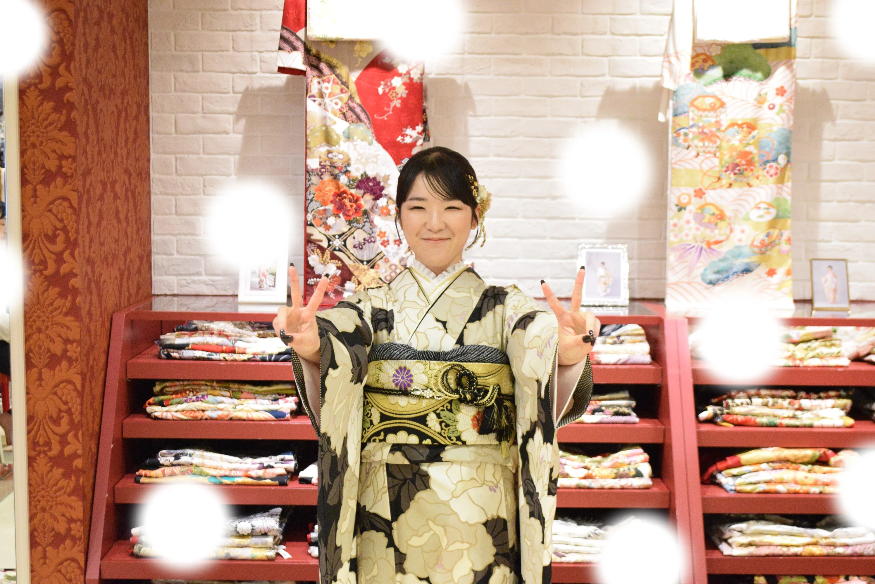 成人式　前撮り　梅田　袴　くすみカラー　かわいい　イマドキ　淡色　古典　タカゼン　撮影