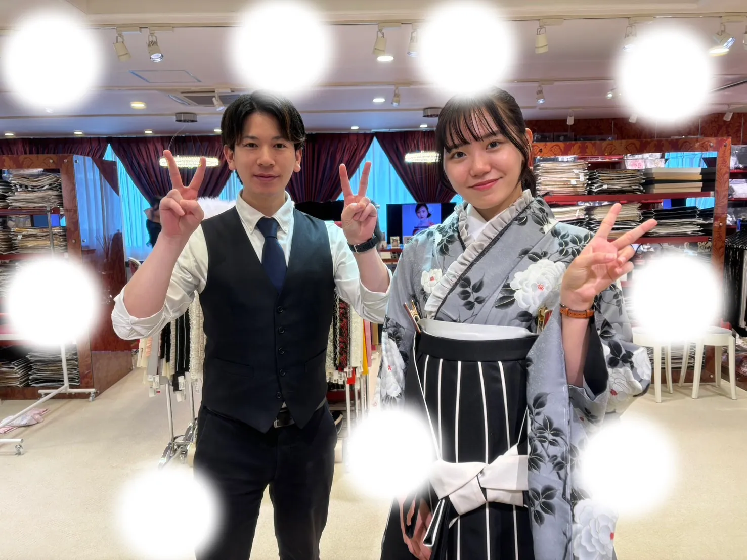 袴レンタル　振袖レンタル　くすみ　キラキラ　かわいい　梅田　大阪　安い　イマドキ　古典　くすみカラー　前撮り　ヴィンテージ　渋い