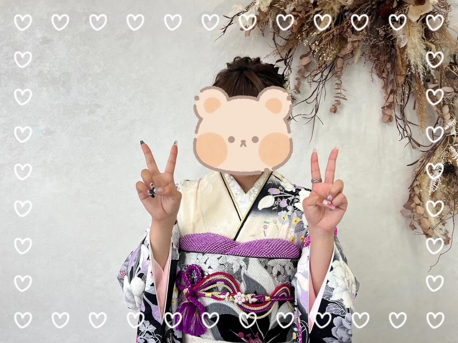 振袖　レンタル　前撮り　撮影会　可愛い　おしゃれ　かっこいい　イマドキ　くすみ