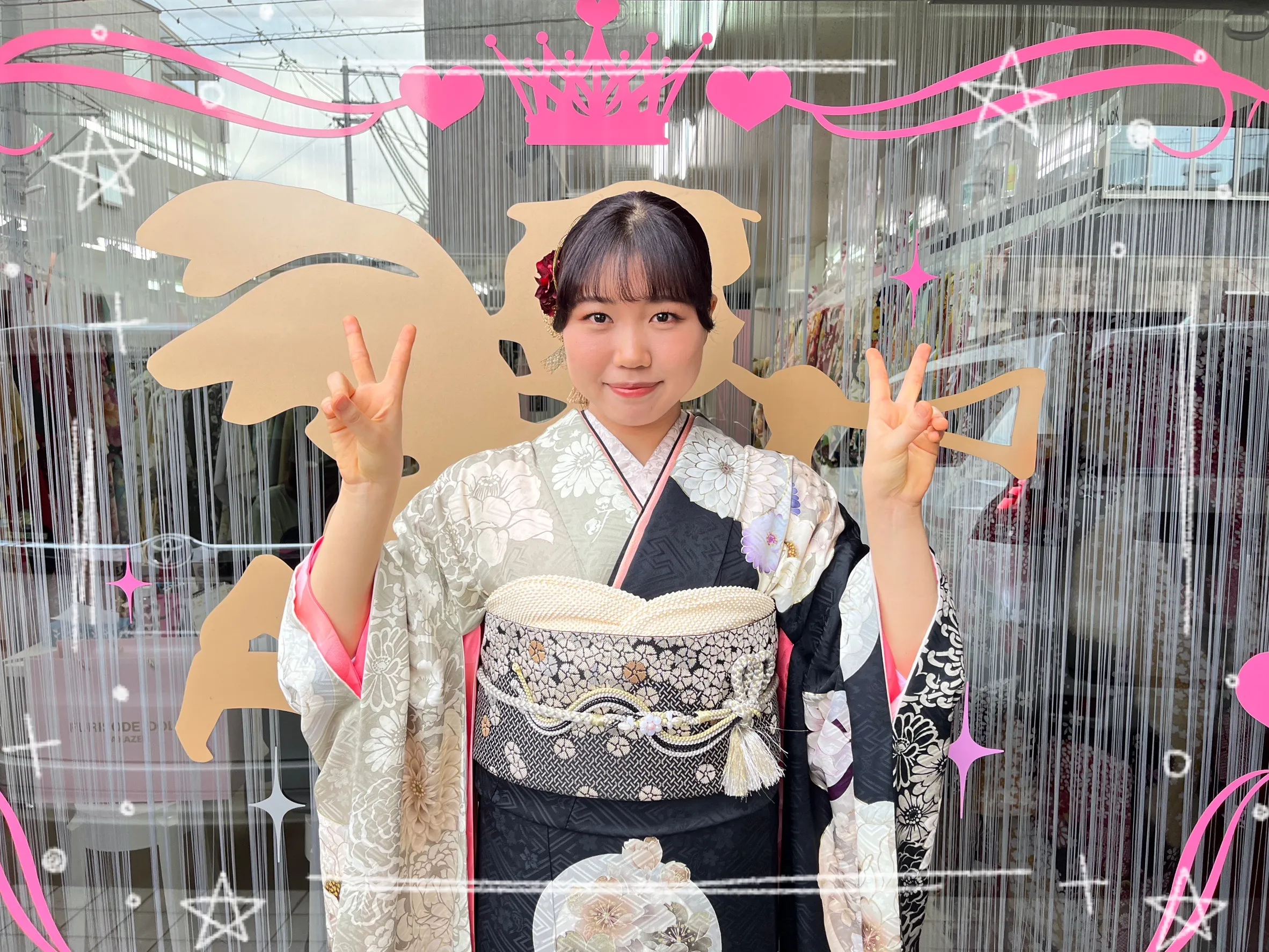 振袖レンタル　奈良　成人式　振袖　前撮り撮影会　かわいい　おしゃれ　ヘアスタイル