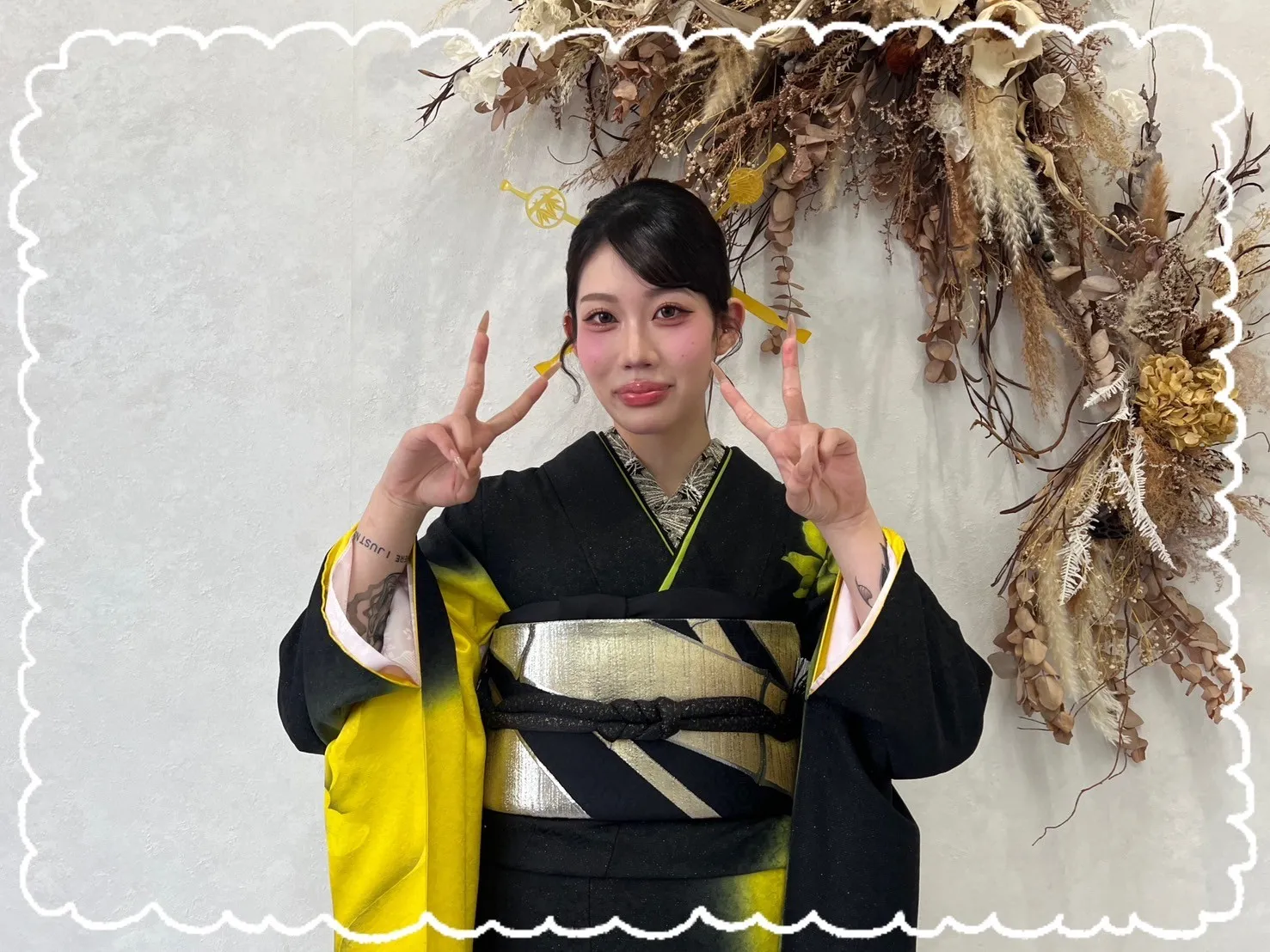 振袖　レンタル　前撮り　撮影会　可愛い　おしゃれ　かっこいい　イマドキ　くすみ