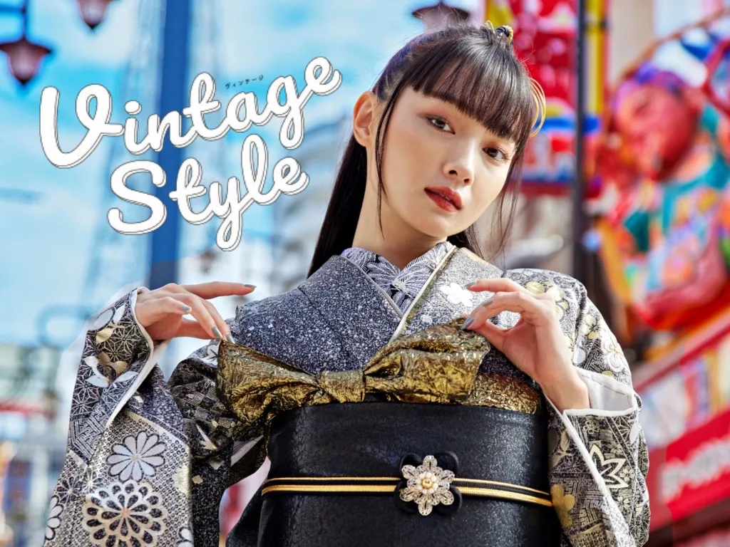 【TAKAZEN奈良店】19♡個性派必見！ストリート映えするヴィンテージスタイルのお振袖紹介です♡