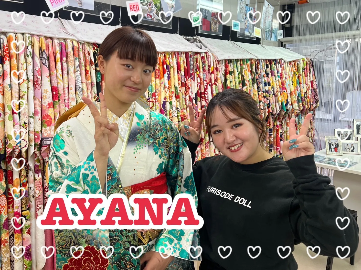 振袖レンタル　奈良　成人式　振袖　前撮り撮影会　かわいい　おしゃれ　ヘアスタイル