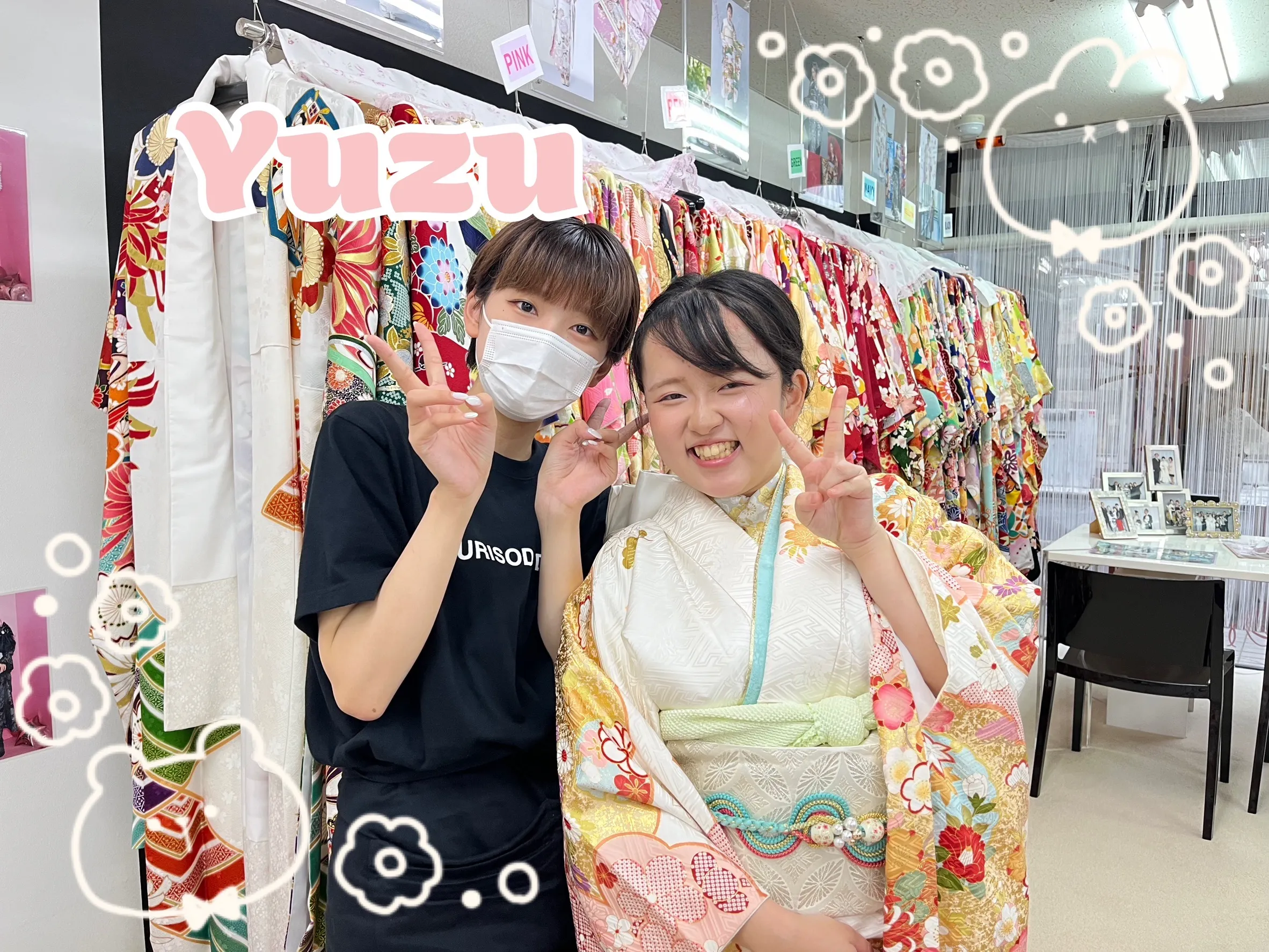 振袖　レンタル　奈良　可愛い　正統派古典　ピンク　華やか　綺麗　白　