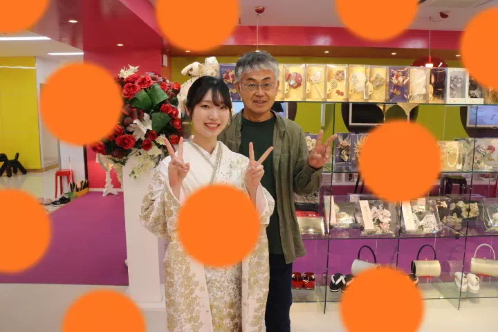 TAKAZEN神戸店　前撮り撮影会　イマドキ　カワイイ　コディネート　振袖　レンタル　袴　