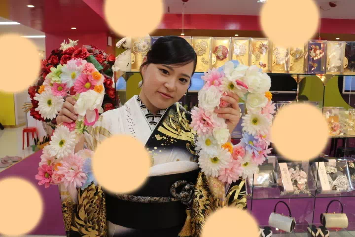 TAKAZEN神戸店　前撮り撮影会　イマドキ　カワイイ　コディネート　振袖　レンタル　袴　