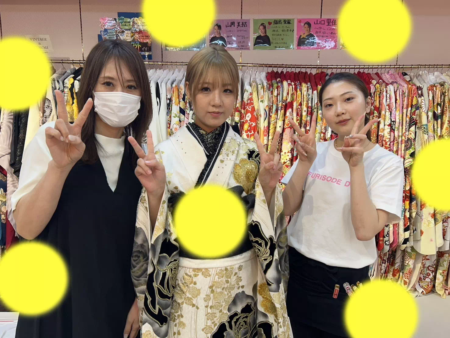 TAKAZEN神戸店　前撮り撮影会　イマドキ　カワイイ　コディネート　振袖　レンタル　袴　