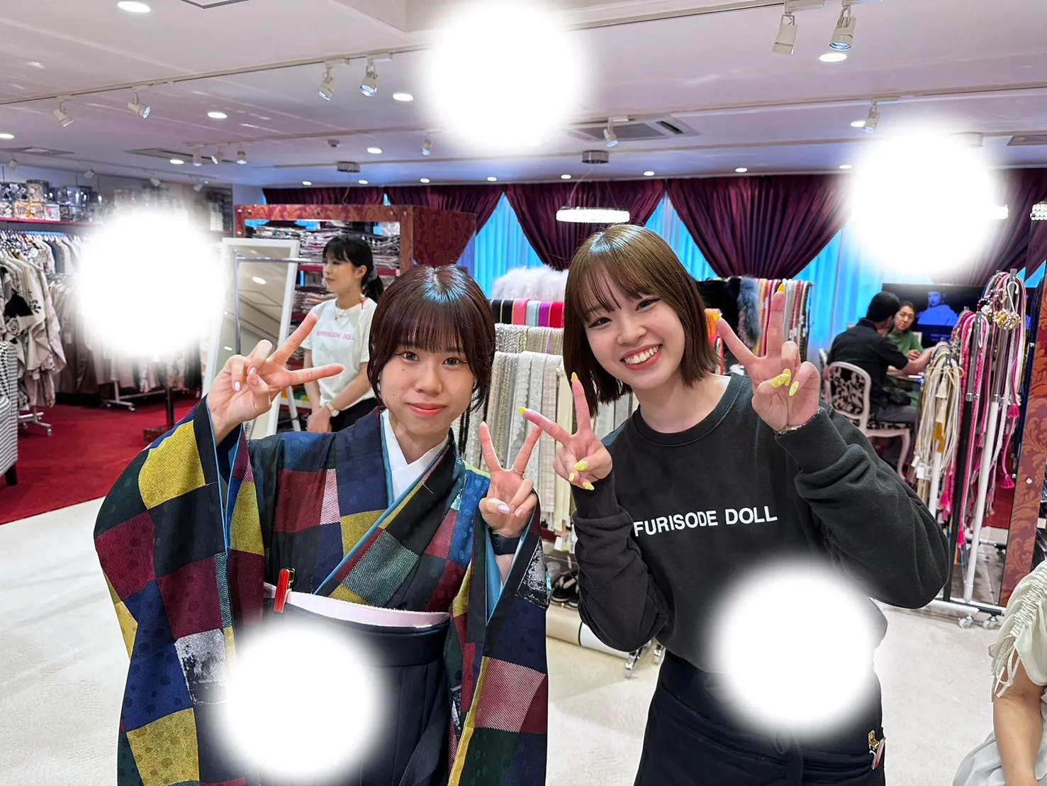 袴レンタル　振袖レンタル　くすみ　キラキラ　かわいい　梅田　大阪　安い　イマドキ　古典　くすみカラー　前撮り　ヴィンテージ　渋い