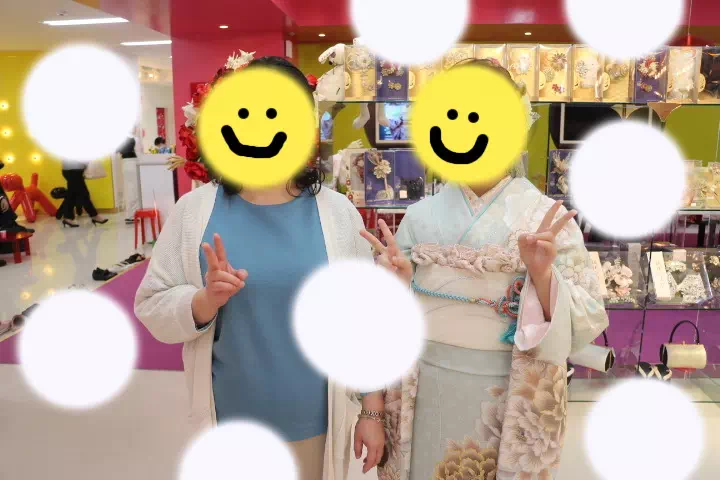 TAKAZEN神戸店　前撮り撮影会　イマドキ　カワイイ　コディネート　振袖　レンタル　袴　