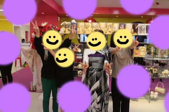 TAKAZEN神戸店　前撮り撮影会　イマドキ　カワイイ　コディネート　振袖　レンタル　袴　