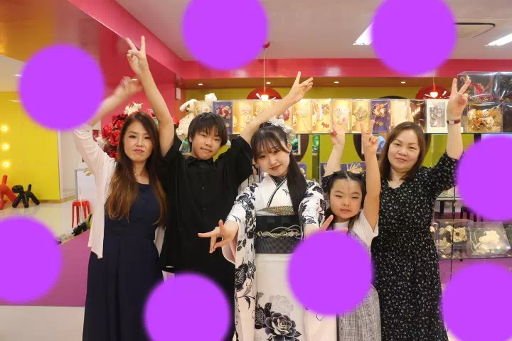 TAKAZEN神戸店　前撮り撮影会　イマドキ　カワイイ　コディネート　振袖　レンタル　袴　