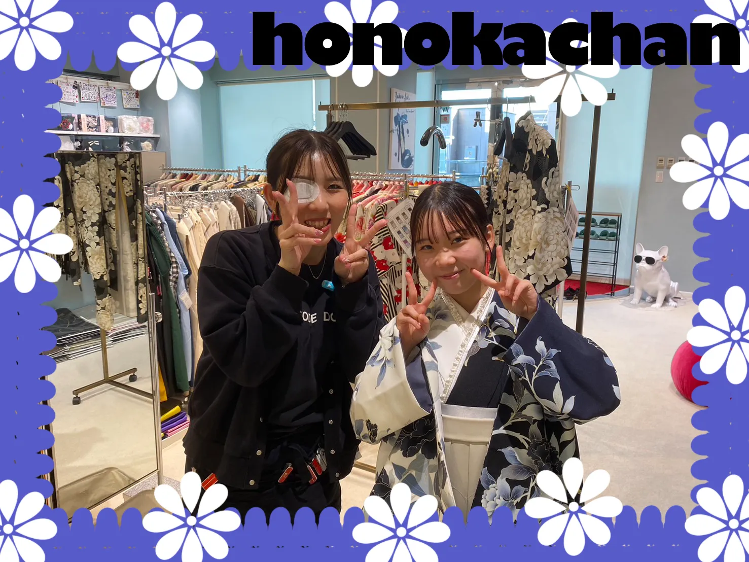 卒業式袴　袴レンタル　TAKAZEN堺店　イマドキ　くすみカラー袴