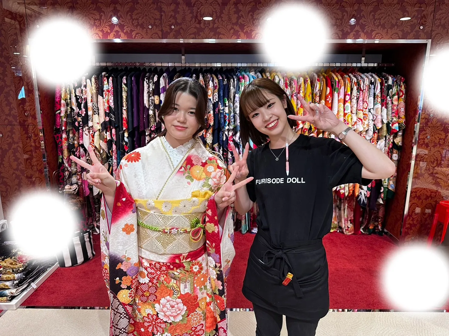 成人式　前撮り　梅田　振袖レンタル　安い　かわいい　モード　派手