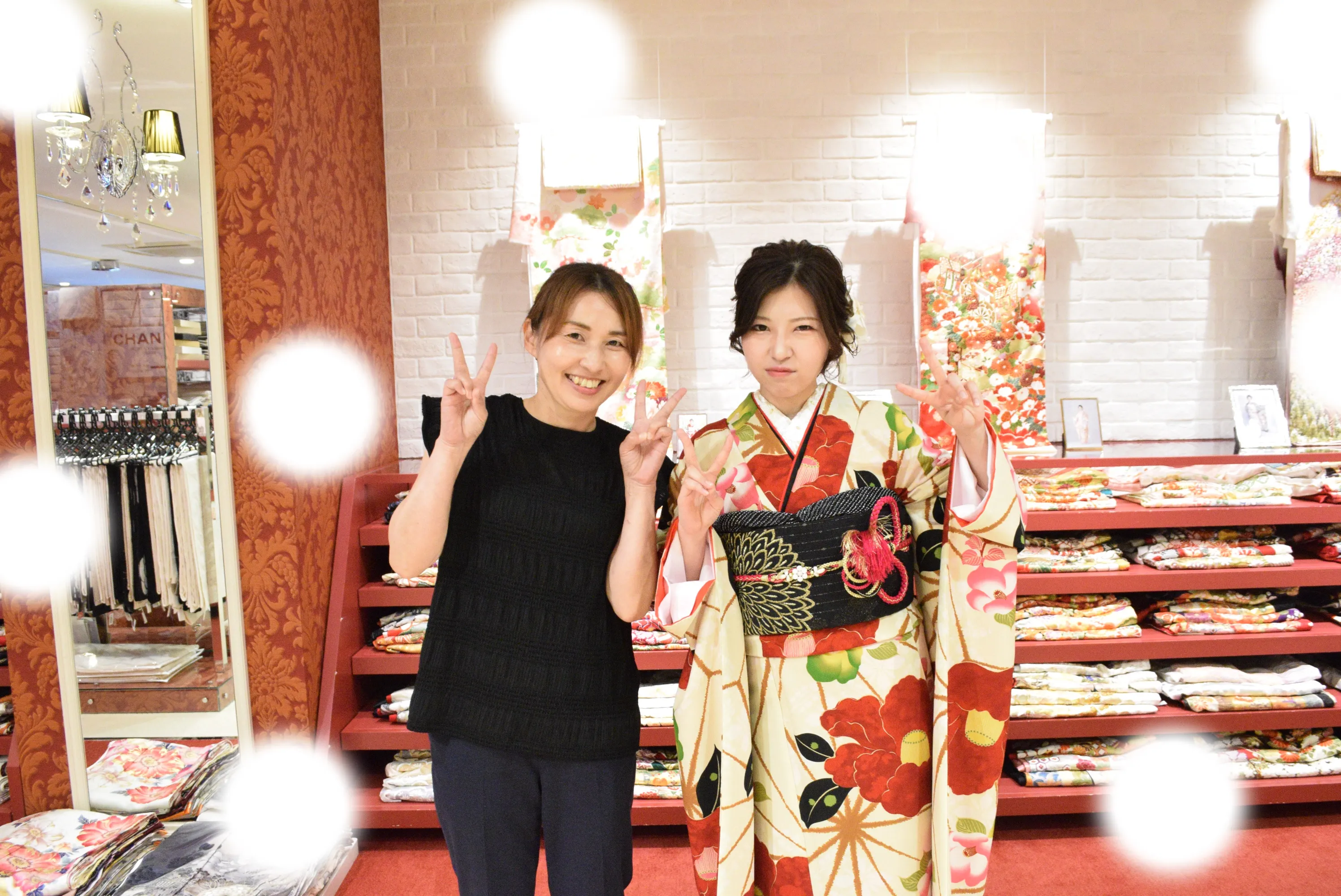 成人式　前撮り　梅田　袴　くすみカラー　かわいい　イマドキ　淡色　古典　タカゼン　撮影