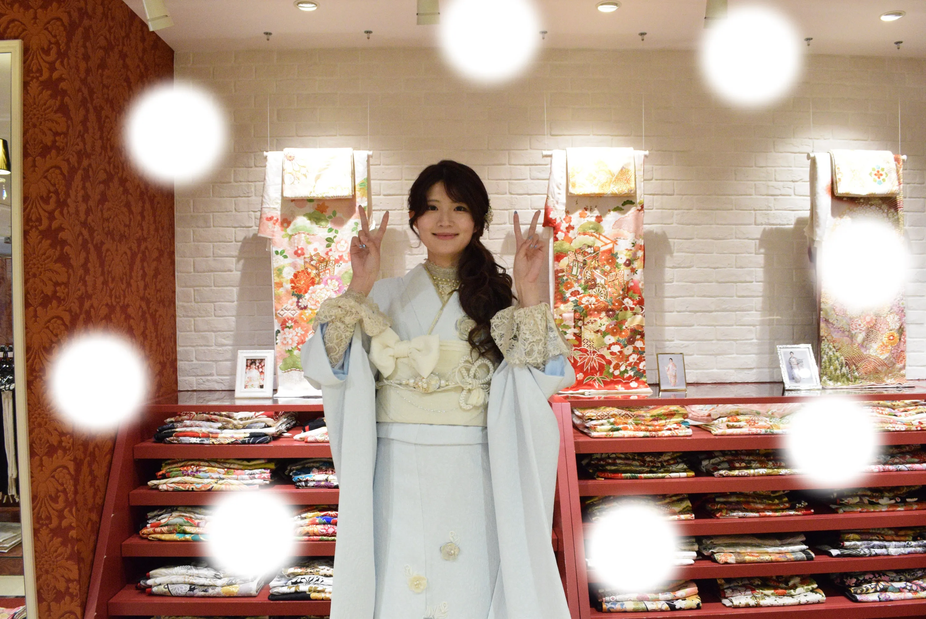 成人式　前撮り　梅田　袴　くすみカラー　かわいい　イマドキ　淡色　古典　タカゼン　撮影