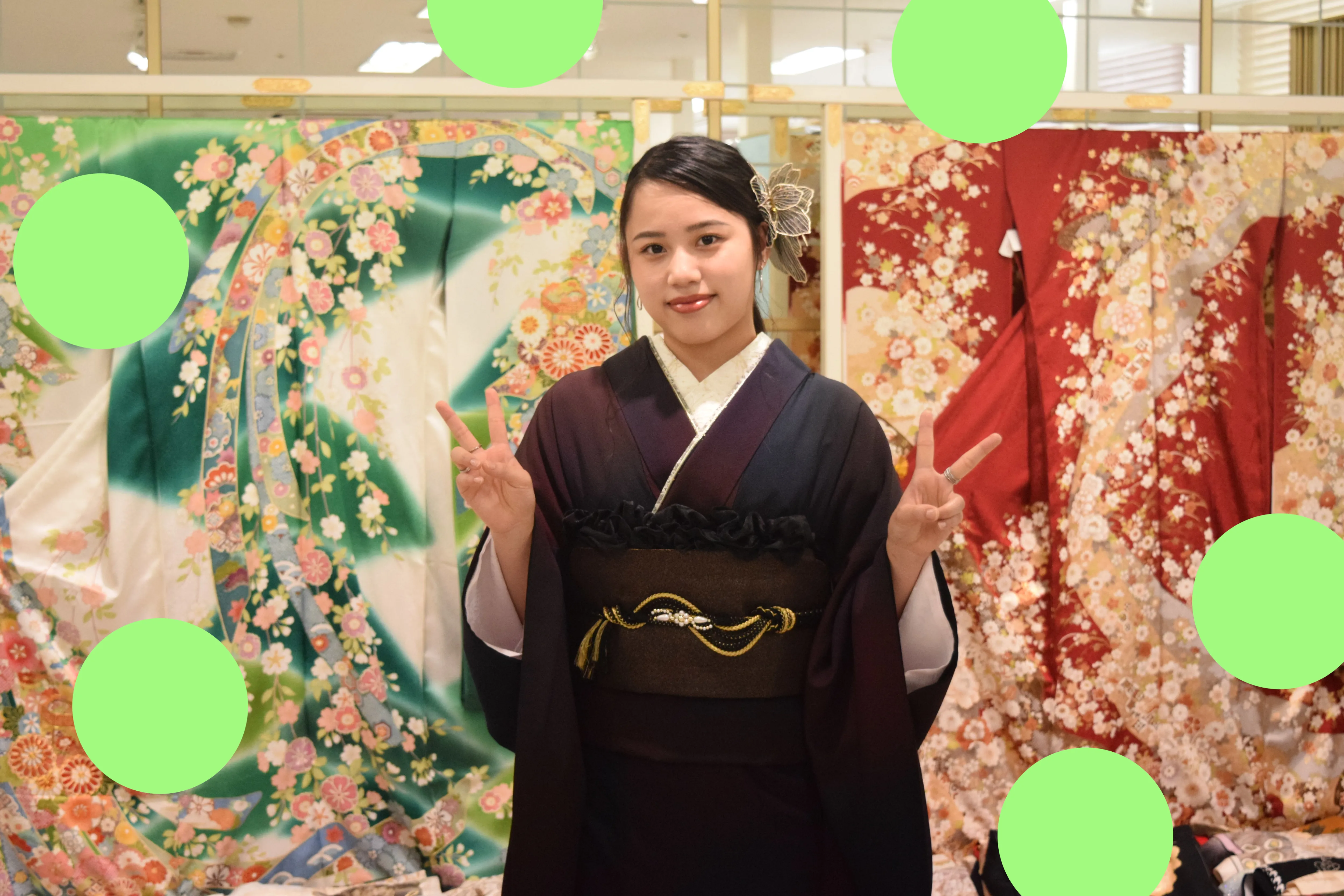 前撮り　振袖　撮影会　ヴィンテージ
