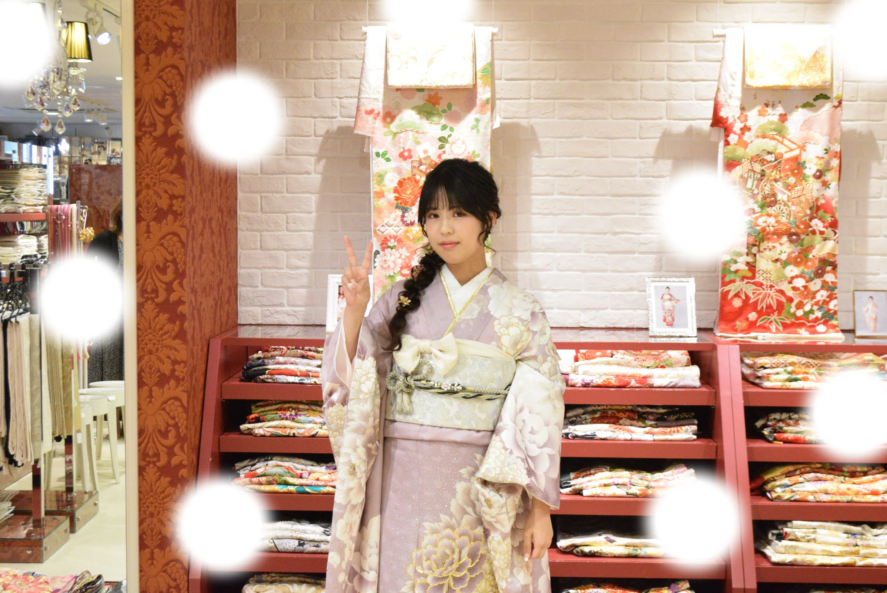 成人式　前撮り　梅田　袴　くすみカラー　かわいい　イマドキ　淡色　古典　タカゼン　撮影
