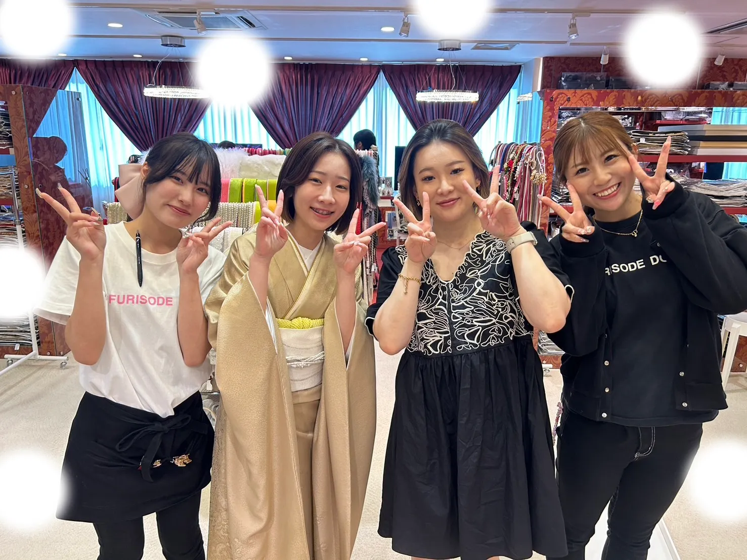 結婚式　無地振袖　梅田