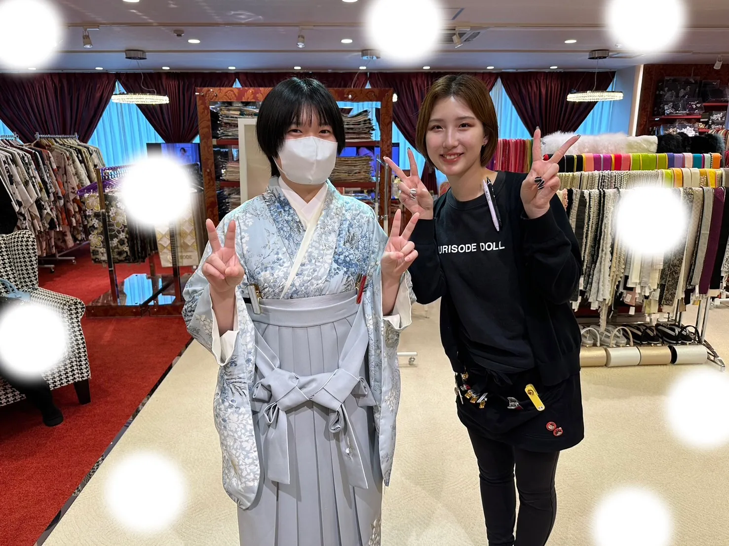 成人式　卒業式　TAKAZEN 袴レンタル　くすみ