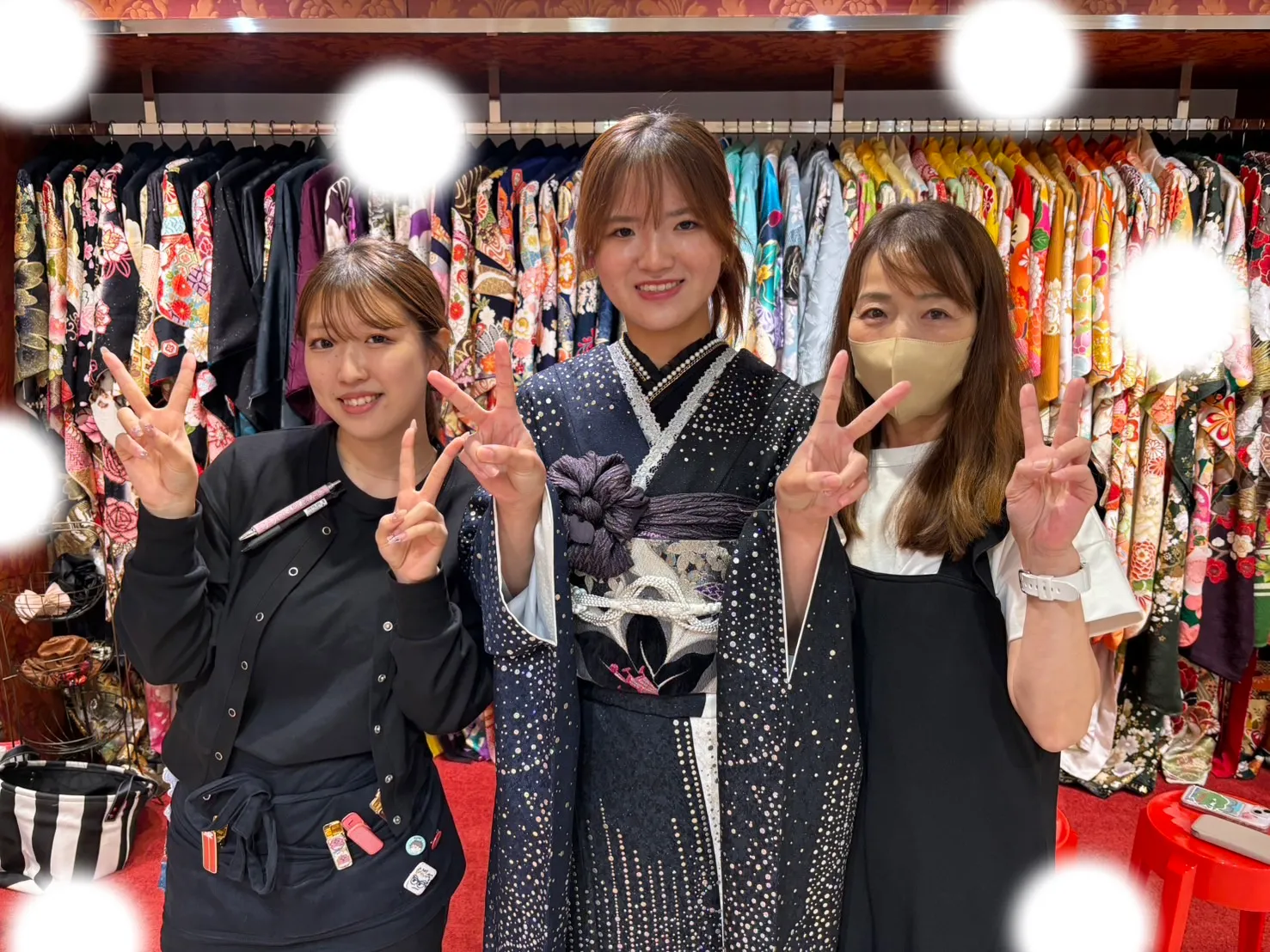 成人式　キラキラ振袖　梅田