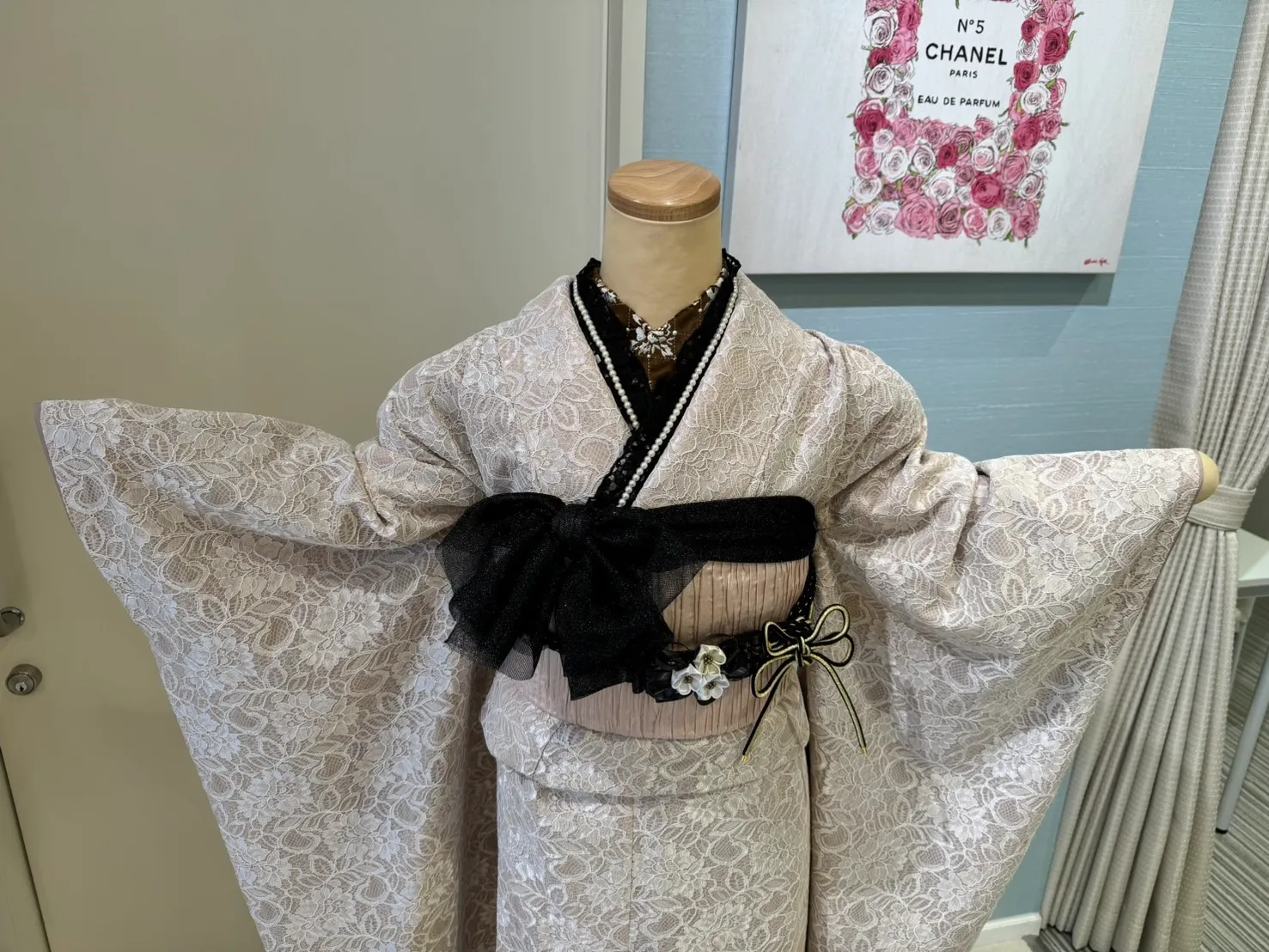 TAKAZEN　タカゼン　成人式振袖　振袖レンタル　ピンク　レース振袖　地雷系　可愛い　ヴィンテージ