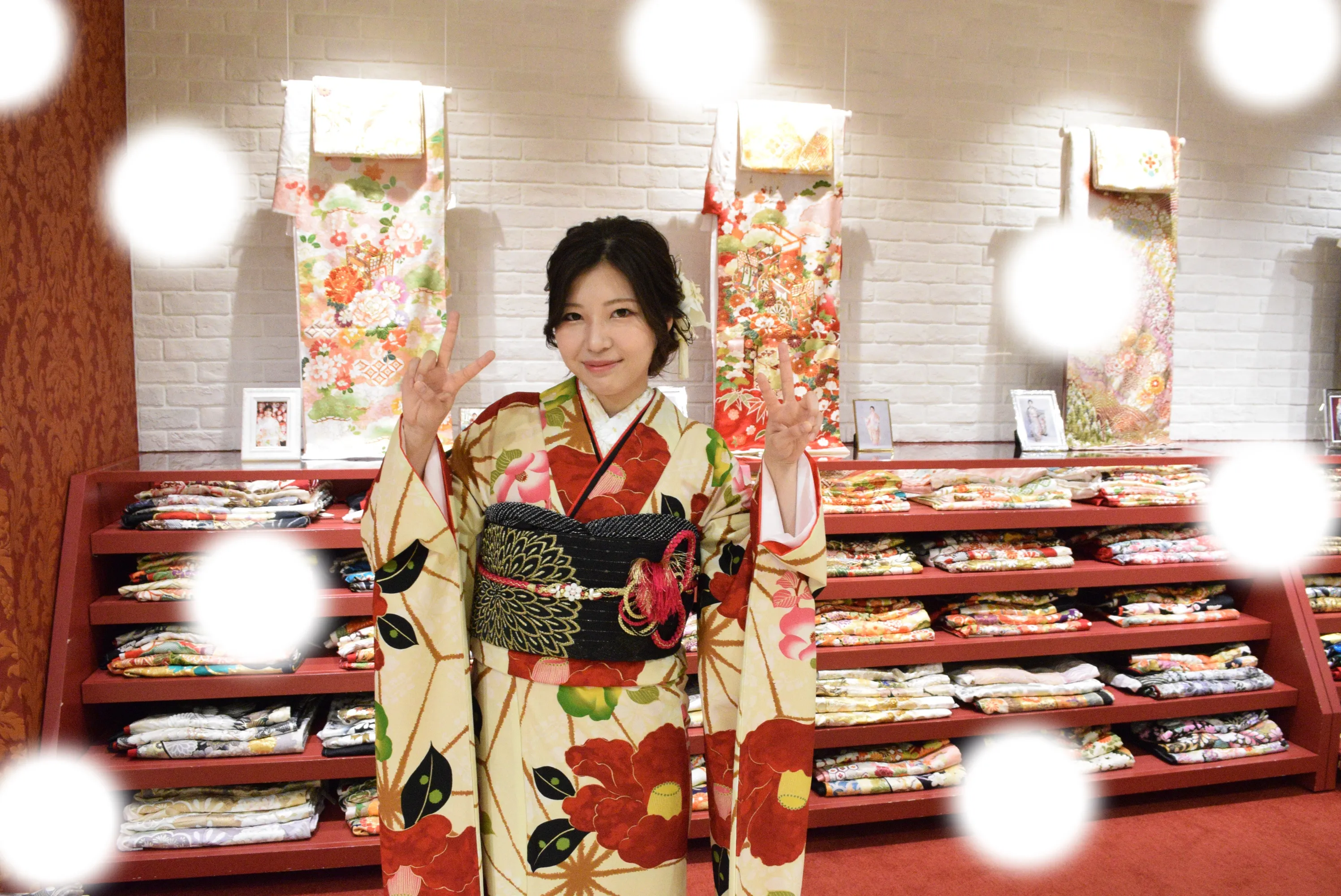 成人式　前撮り　梅田　袴　くすみカラー　かわいい　イマドキ　淡色　古典　タカゼン　撮影