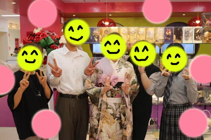 TAKAZEN神戸店　前撮り撮影会　イマドキ　カワイイ　コディネート　振袖　レンタル　袴　