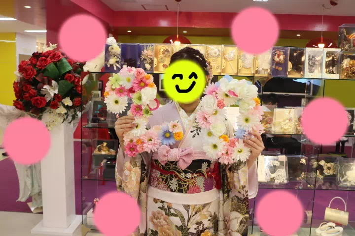 TAKAZEN神戸店　前撮り撮影会　イマドキ　カワイイ　コディネート　振袖　レンタル　袴　