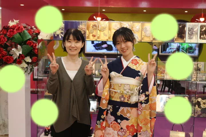 TAKAZEN神戸店　前撮り撮影会　イマドキ　カワイイ　コディネート　振袖　レンタル　袴　