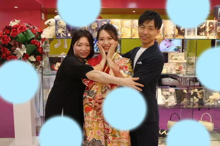 TAKAZEN神戸店　前撮り撮影会　イマドキ　カワイイ　コディネート　振袖　レンタル　袴　