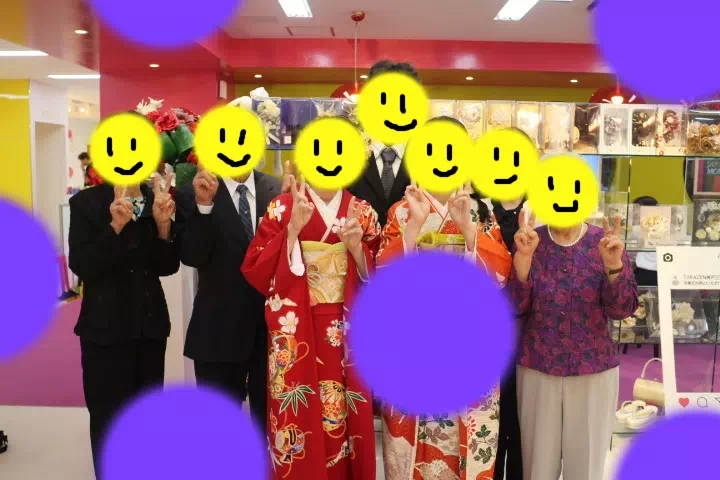TAKAZEN神戸店　前撮り撮影会　イマドキ　カワイイ　コディネート　振袖　レンタル　袴　