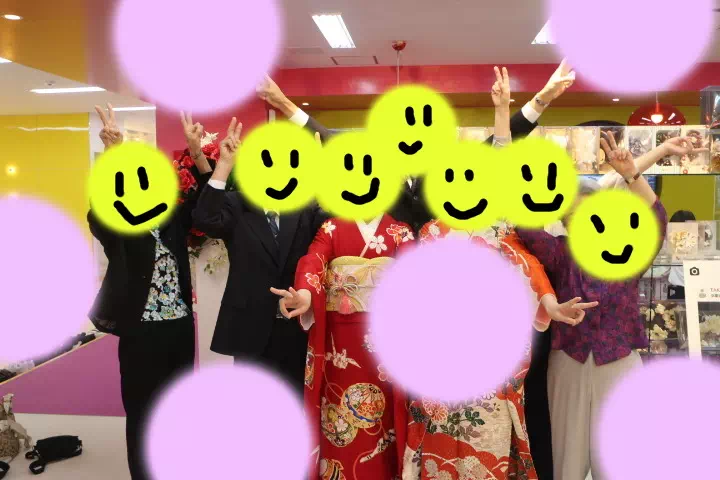 TAKAZEN神戸店　前撮り撮影会　イマドキ　カワイイ　コディネート　振袖　レンタル　袴　