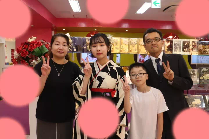 TAKAZEN神戸店　前撮り撮影会　イマドキ　カワイイ　コディネート　振袖　レンタル　袴　モノトーン