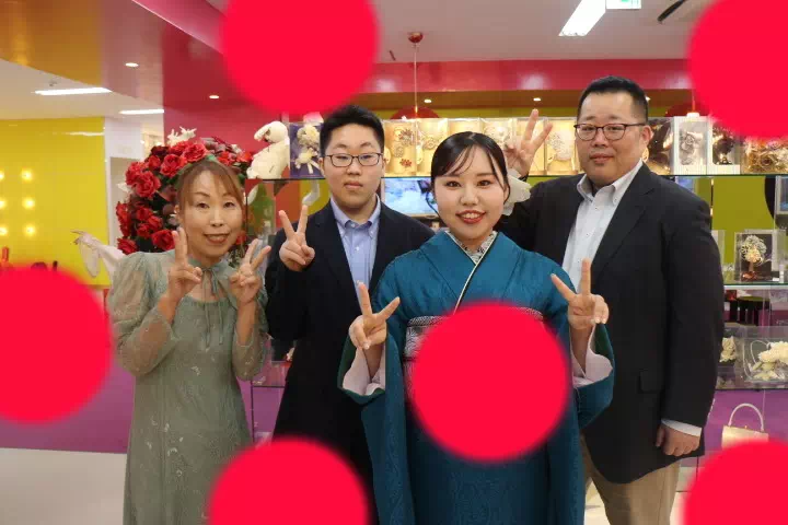 TAKAZEN神戸店　前撮り撮影会　イマドキ　カワイイ　コディネート　振袖　レンタル　袴　