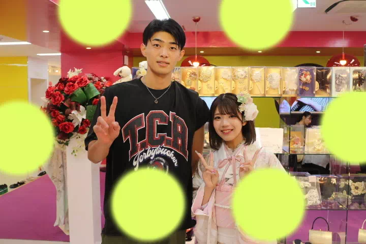 TAKAZEN神戸店　前撮り撮影会　イマドキ　カワイイ　コディネート　振袖　レンタル　袴　
