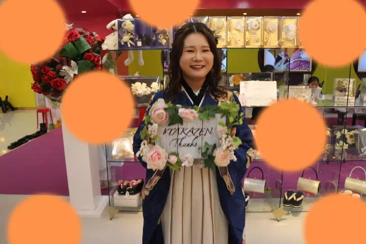 TAKAZEN神戸店　　卒業式　古典　前撮り撮影会　イマドキ　カワイイ　コディネート　振袖　レンタル　袴　