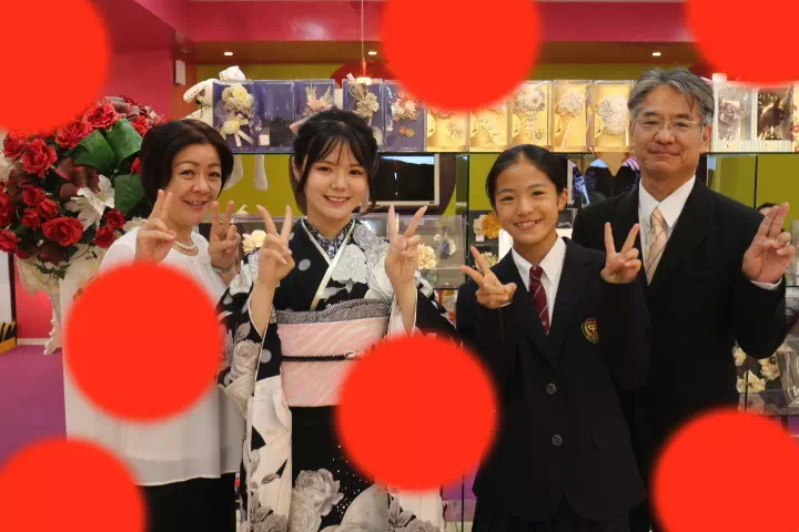 TAKAZEN神戸店　　ヘップバーン　前撮り撮影会　イマドキ　カワイイ　コディネート　振袖　レンタル　袴　