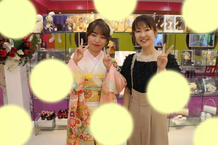 TAKAZEN神戸店　前撮り撮影会　イマドキ　カワイイ　コディネート　振袖　レンタル　袴　