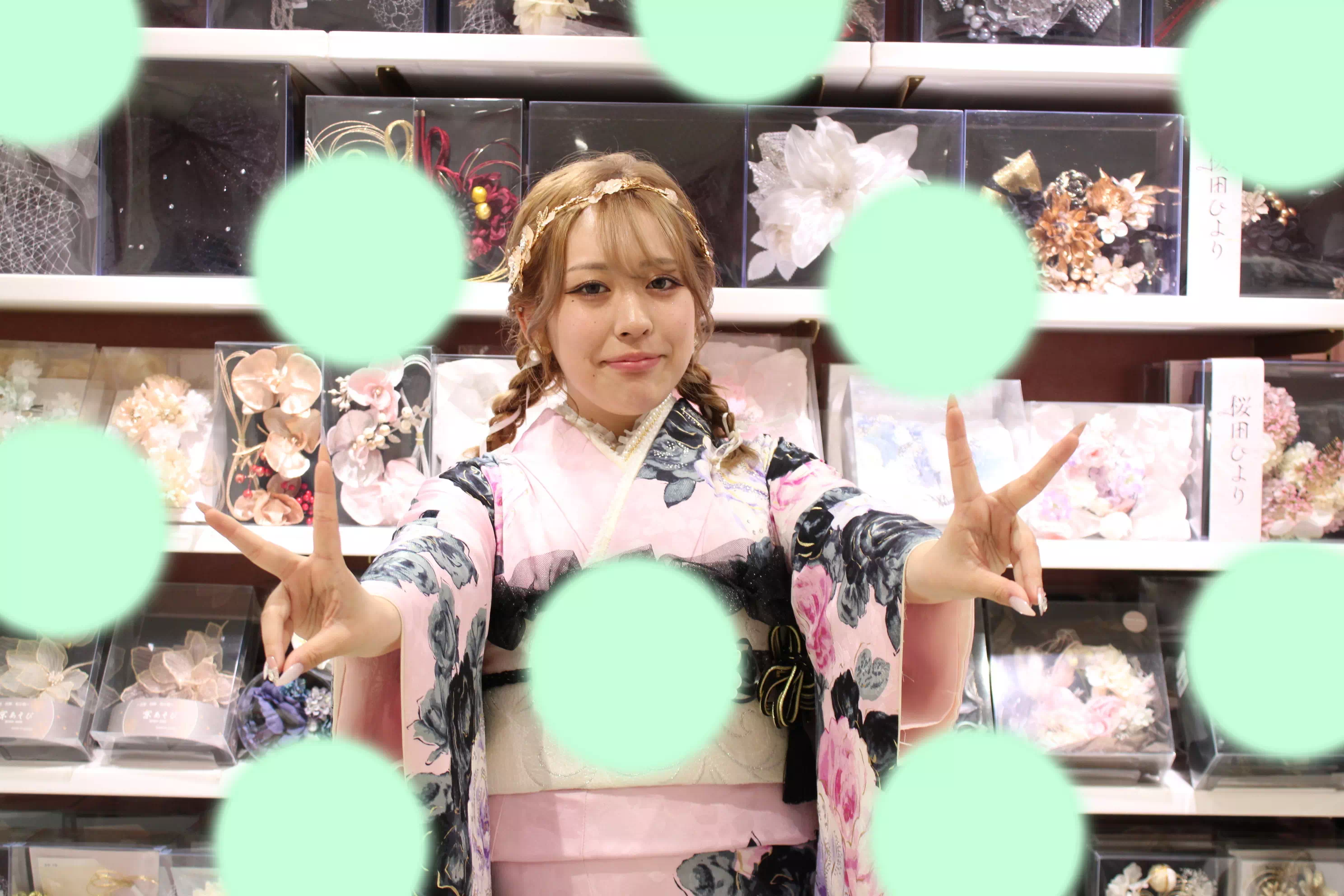 TAKAZEN姫路店　姫路市　成人式　卒業式　袴　振袖　イマドキ振袖　香音　
