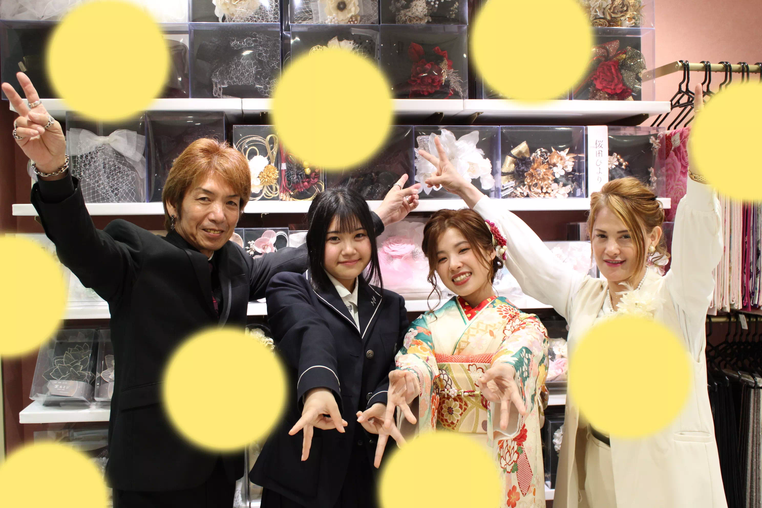 TAKAZEN姫路店　姫路市　成人式　卒業式　袴　振袖　イマドキ振袖　香音　