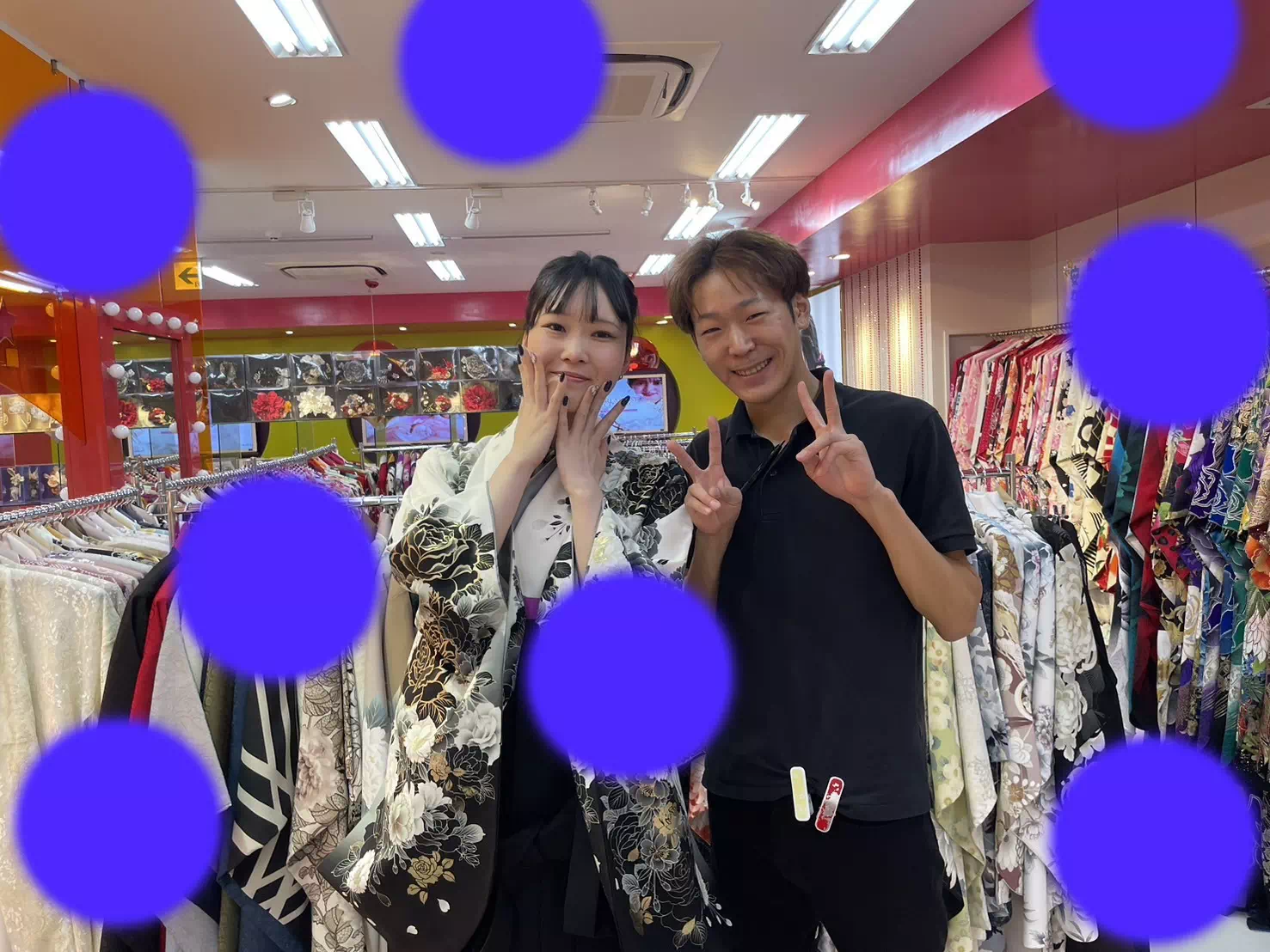 TAKAZEN神戸三宮店　袴レンタル　卒業式　かっこいい　袴　ブーツ　モード