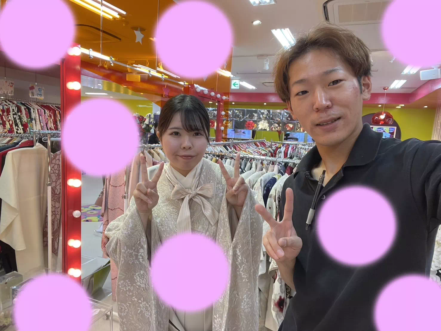 TAKAZEN神戸店　前撮り撮影会　イマドキ　カワイイ　コディネート　振袖　レンタル　袴　