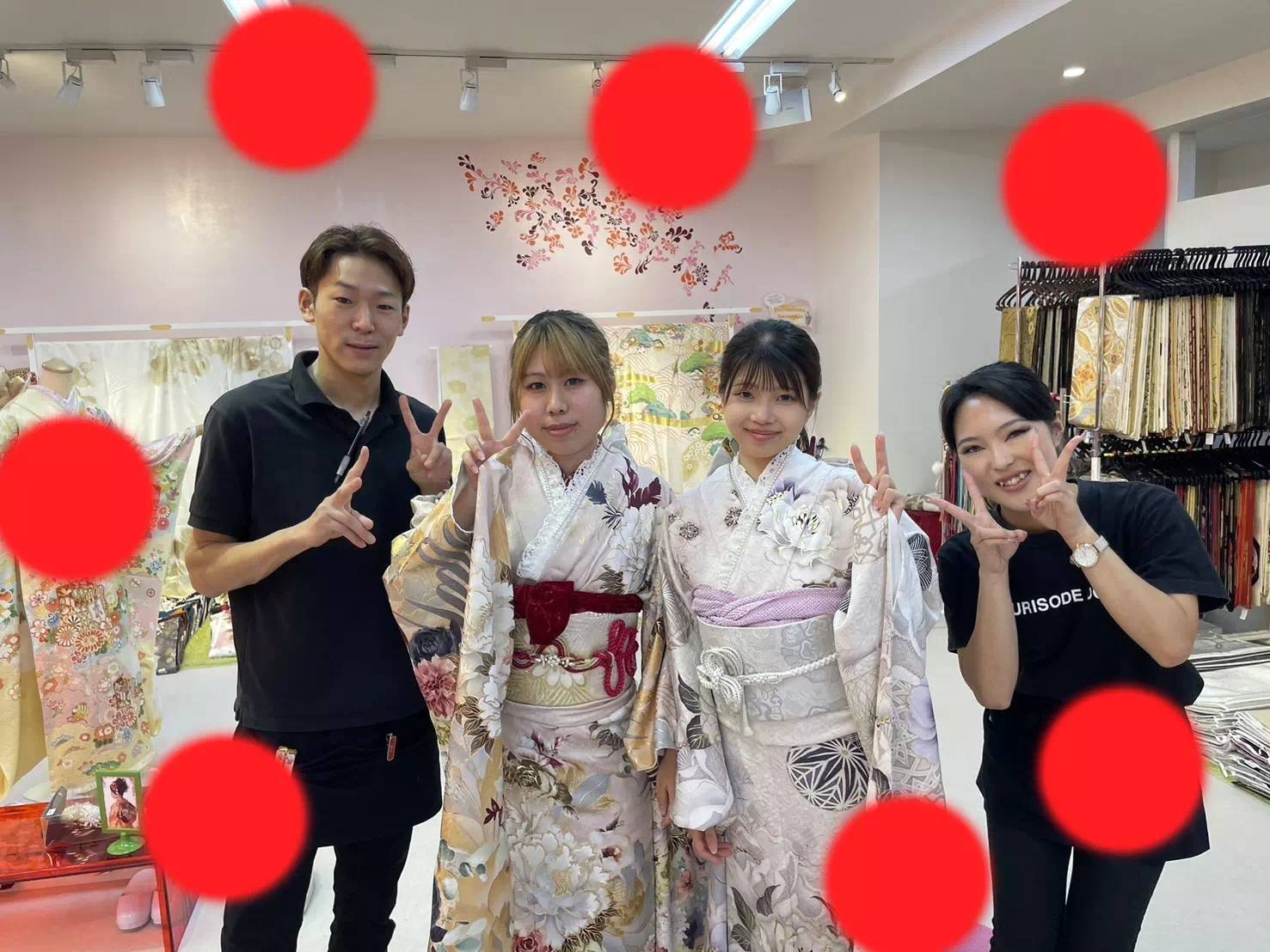TAKAZEN神戸店　前撮り撮影会　イマドキ　カワイイ　コディネート　振袖　レンタル　袴　