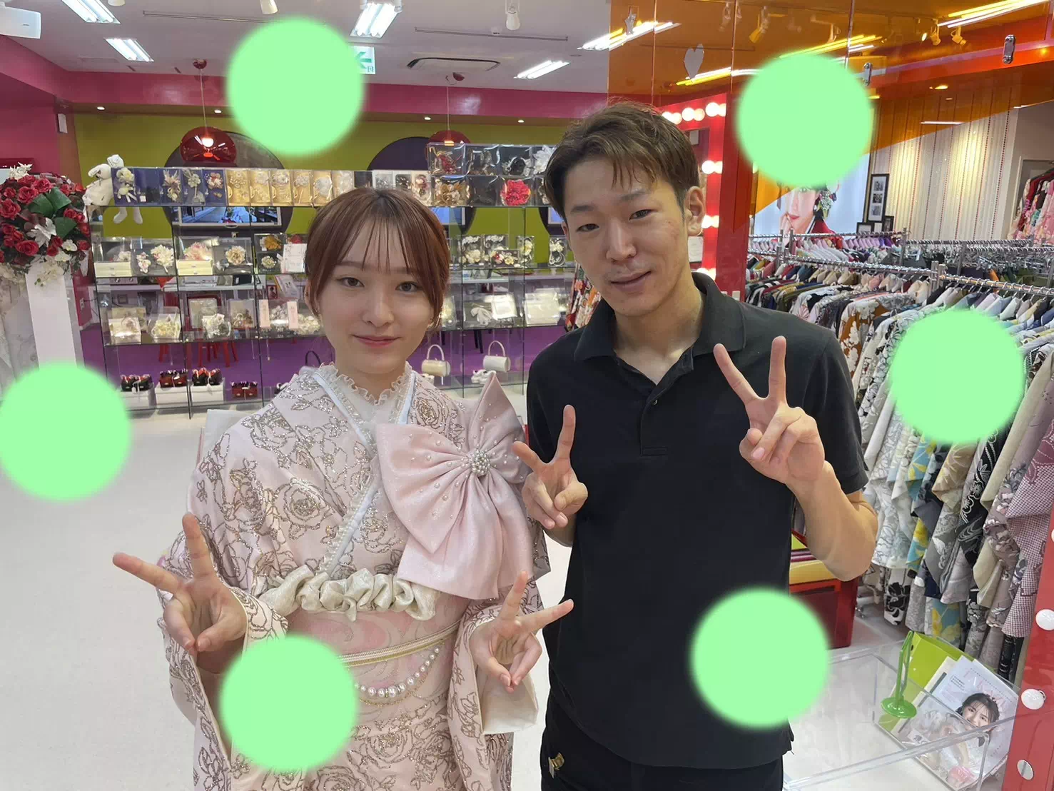 TAKAZEN神戸店　前撮り撮影会　イマドキ　カワイイ　コディネート　振袖　レンタル　袴　