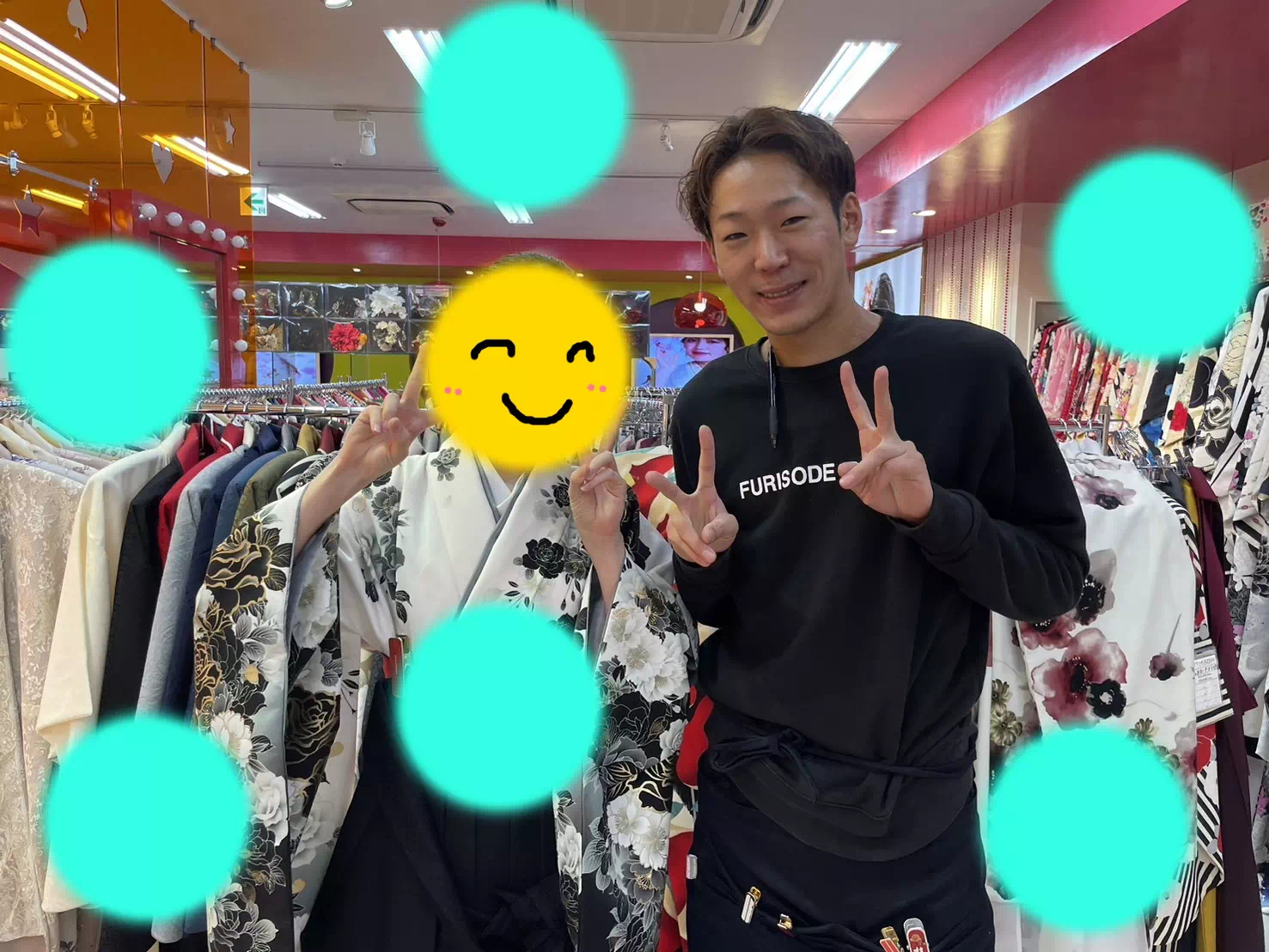 TAKAZEN神戸店　　レンタル　袴　　かっこいい　モード系